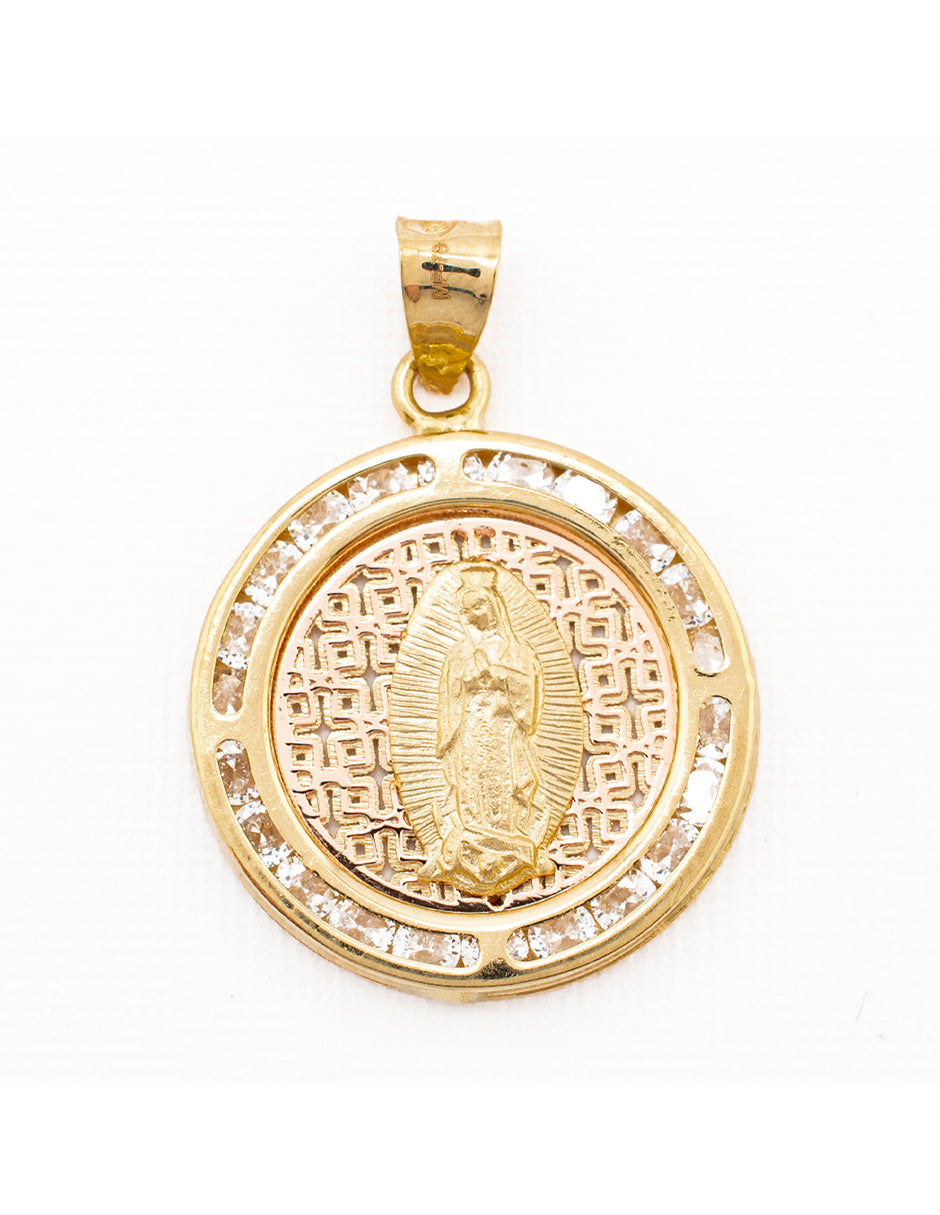 Medalla Virgen de Guadalupe en Oro 10k