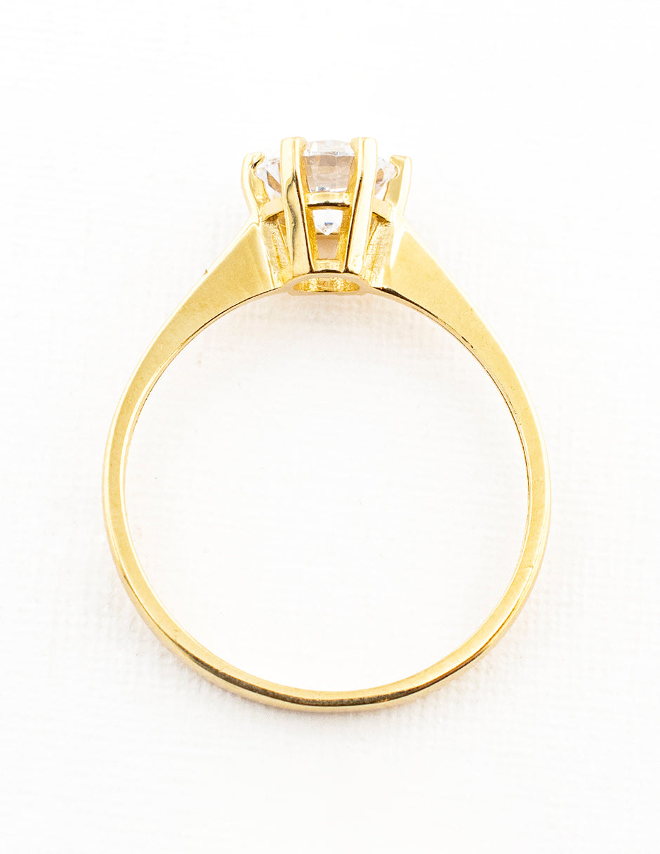 Anillo Compromiso en Oro 14k