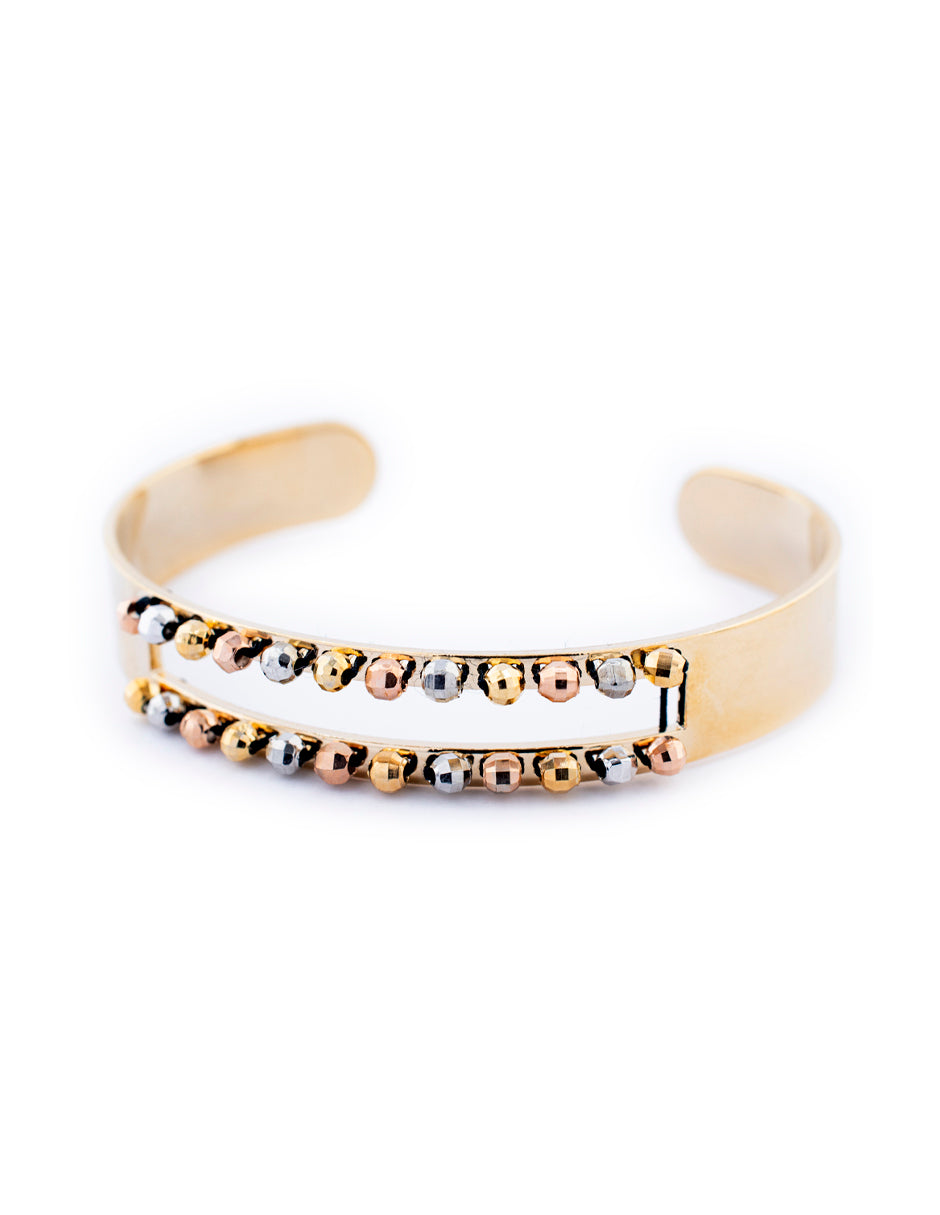 Brazalete Florentino en Baño de Oro
