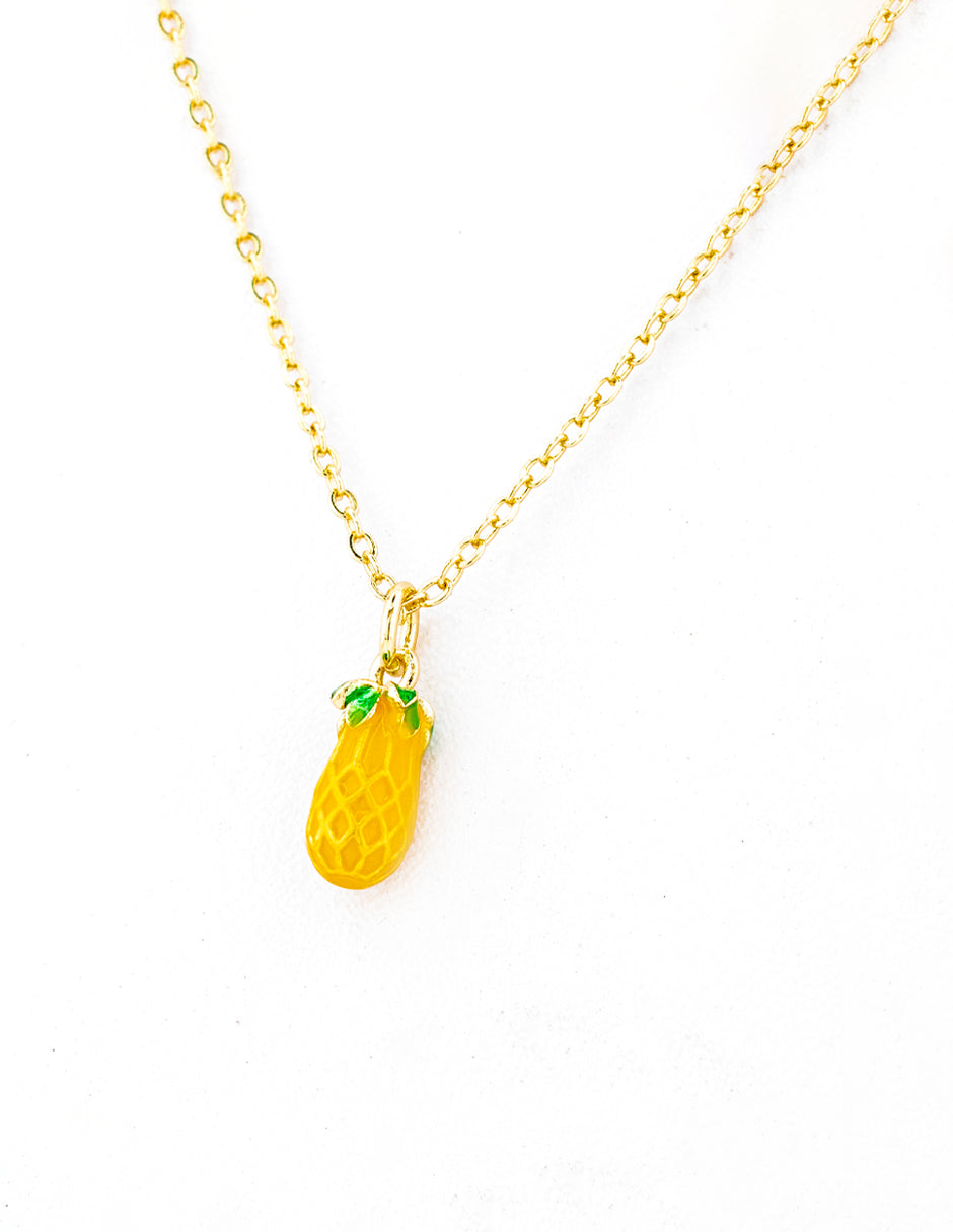 Dije Piña en Baño de Oro