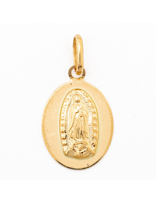 Medalla Virgen de Guadalupe en Oro 10k