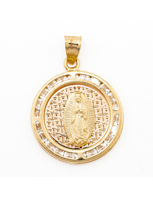 Medalla Virgen de Guadalupe en Oro 10k
