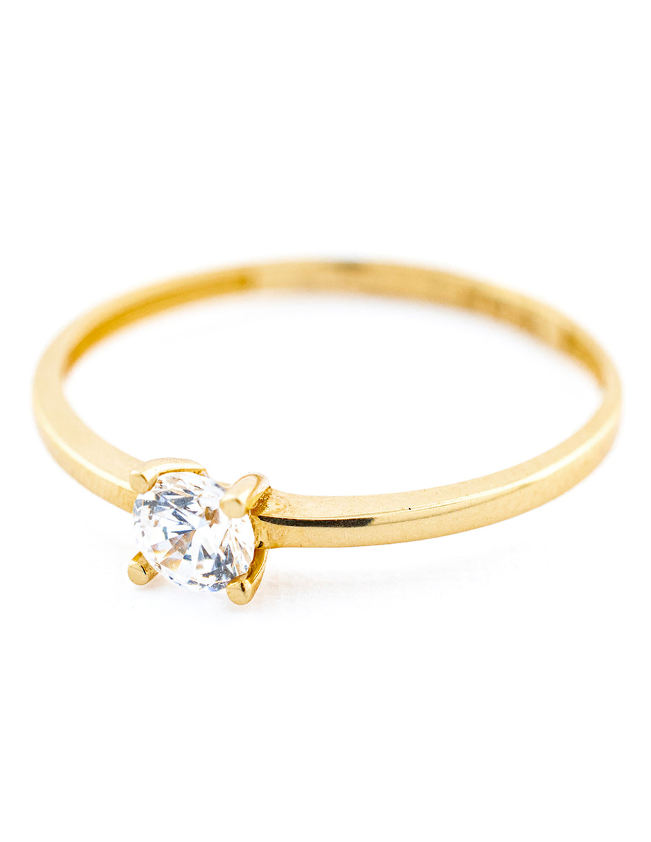 Anillo Compromiso en Oro 14k