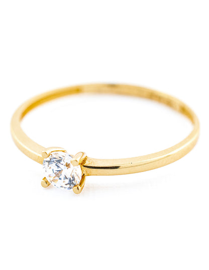 Anillo Compromiso en Oro 14k