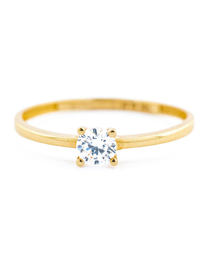 Anillo Compromiso en Oro 14k