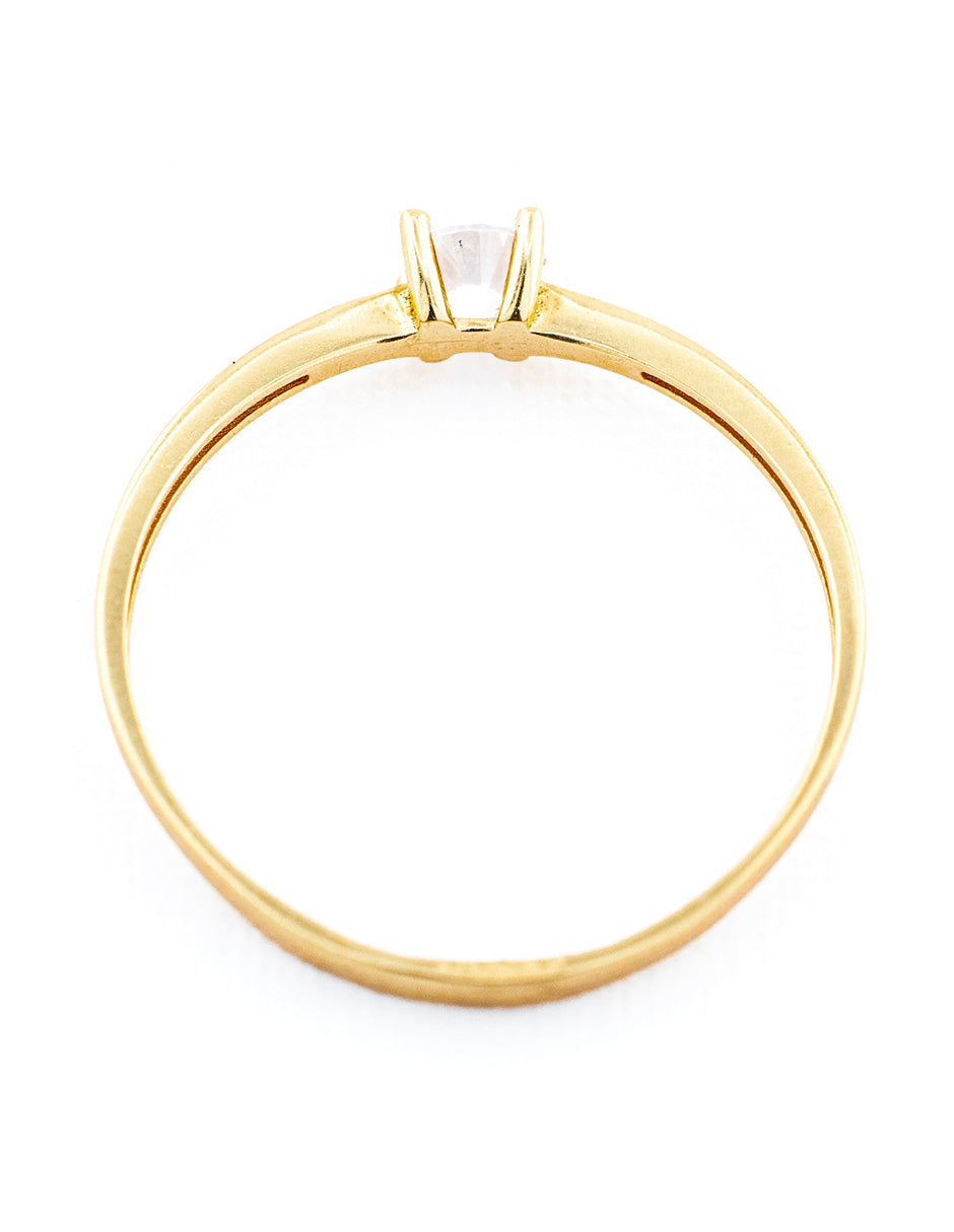 Anillo Compromiso en Oro 14k