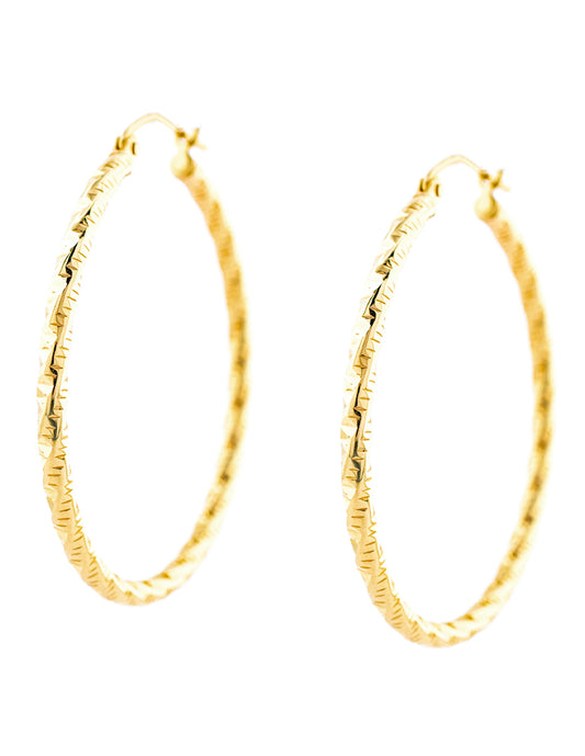 Arracada Torsal en Oro 14k