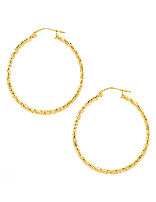 Arracada Torsal en Oro 14k