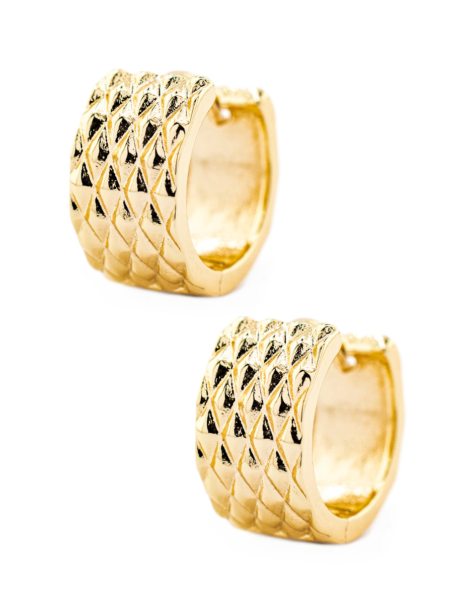Huggie Rombos Baño de Oro