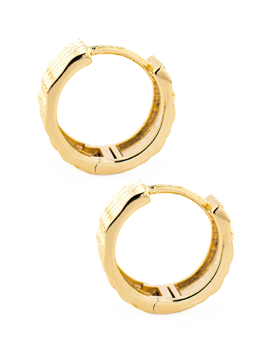 Huggie Rombos Baño de Oro