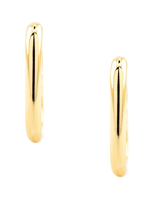 Huggie Rectangular Baño de Oro