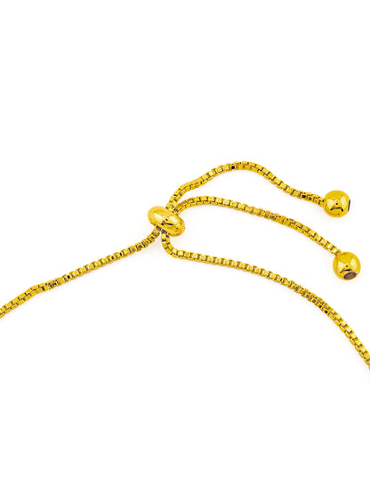 Pulsera Ajustable de Serpiente Baño de Oro