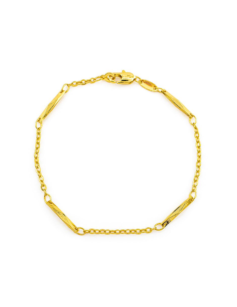 Pulsera Cadena en Baño de Oro