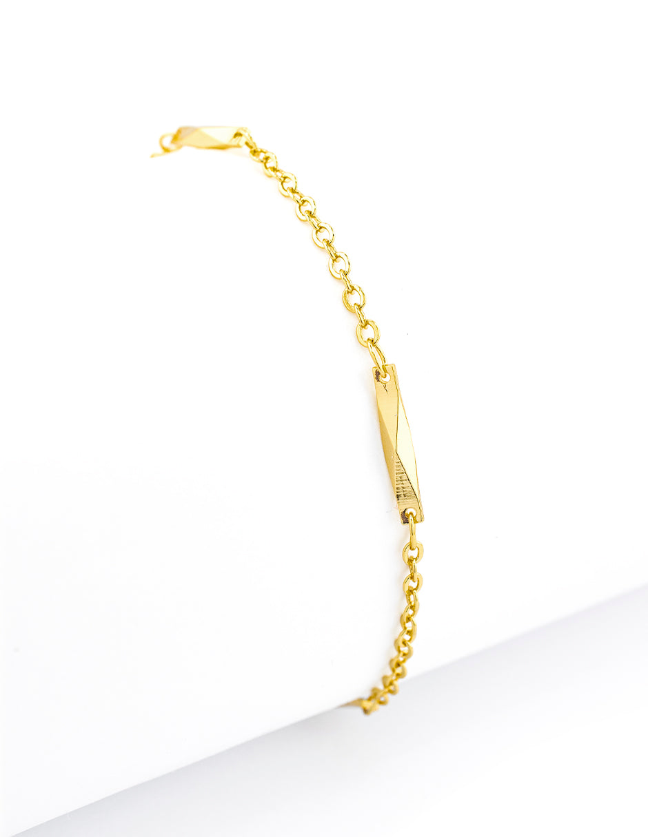 Pulsera Cadena en Baño de Oro