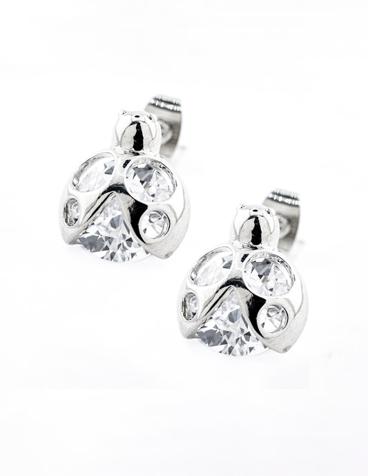 Set Catarina Zirconia en Baño de Rodio