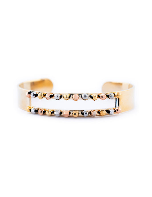 Brazalete Florentino en Baño de Oro