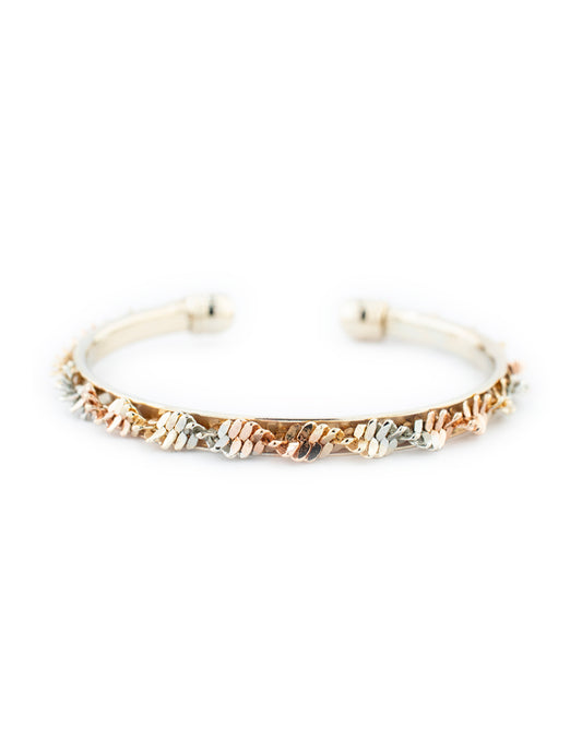 Brazalete Florentino Torsal en Baño de Oro