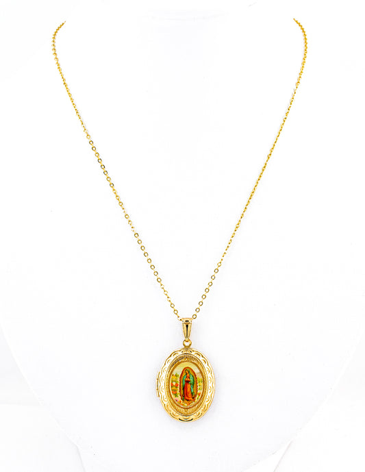 Relicario Virgen de Guadalupe en Baño de Oro