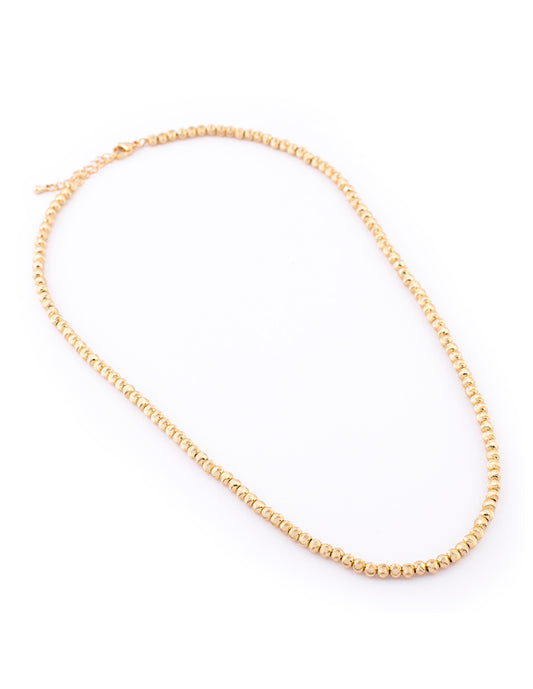 Collar Esférico Completo en Baño de Oro
