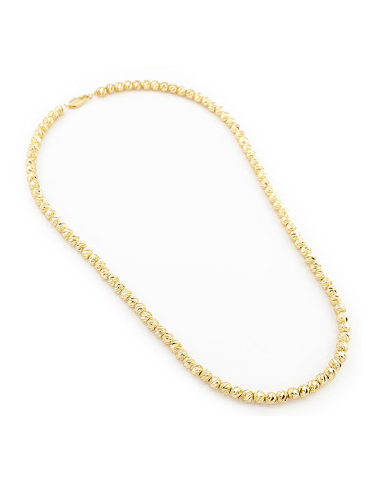 Collar Esférico Completo en Baño de Oro
