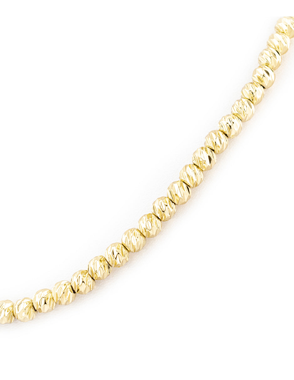 Collar Esférico Completo en Baño de Oro
