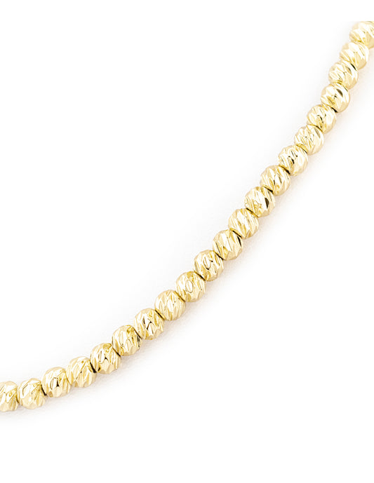 Collar Esférico Completo en Baño de Oro