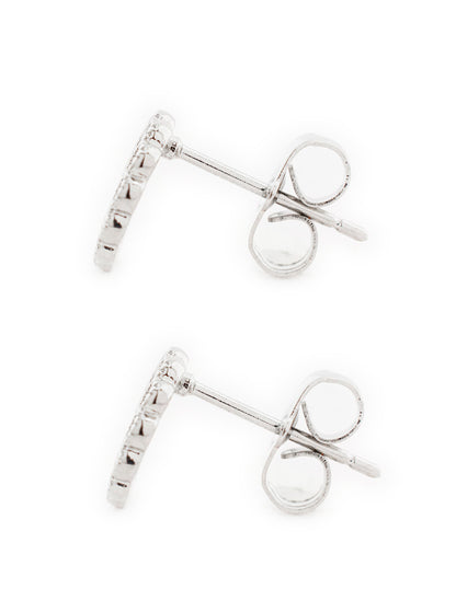 Broquel  Circular Zirconias en Baño de Rodio